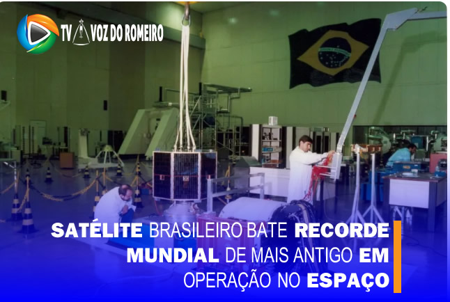 SATÉLITE BRASILEIRO BATE RECORDE MUNDIAL DE MAIS ANTIGO EM OPERAÇÃO NO ESPAÇO